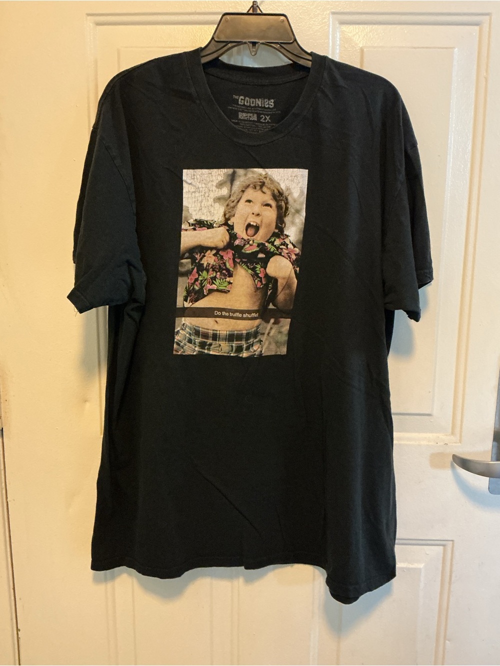 The Goonies Men's Black Graphic Short Sleeve Tee